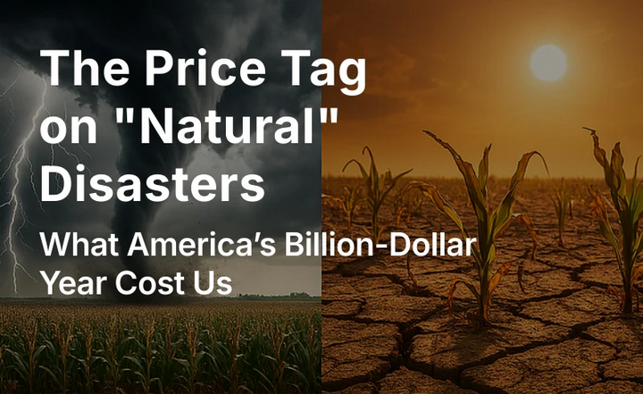 The Price Tag on "Natural" Disasters: What America’s Billion-Dollar Year Cost Us