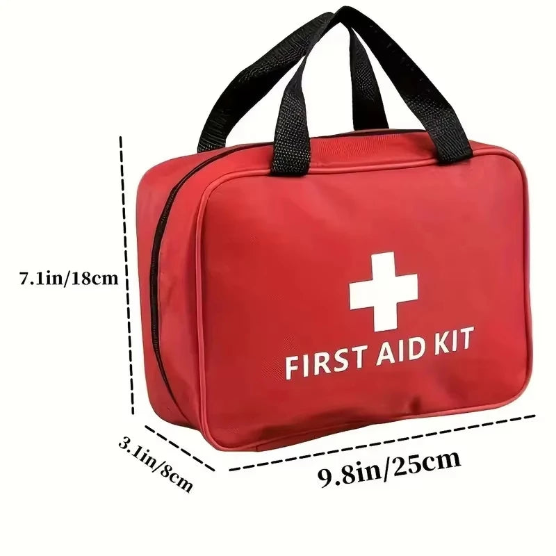 First Aid Kit, Multi-Purpose Emergency Medical Supplies Portable Medical Bag, for Outdoor Hiking, Camping and More Rescue