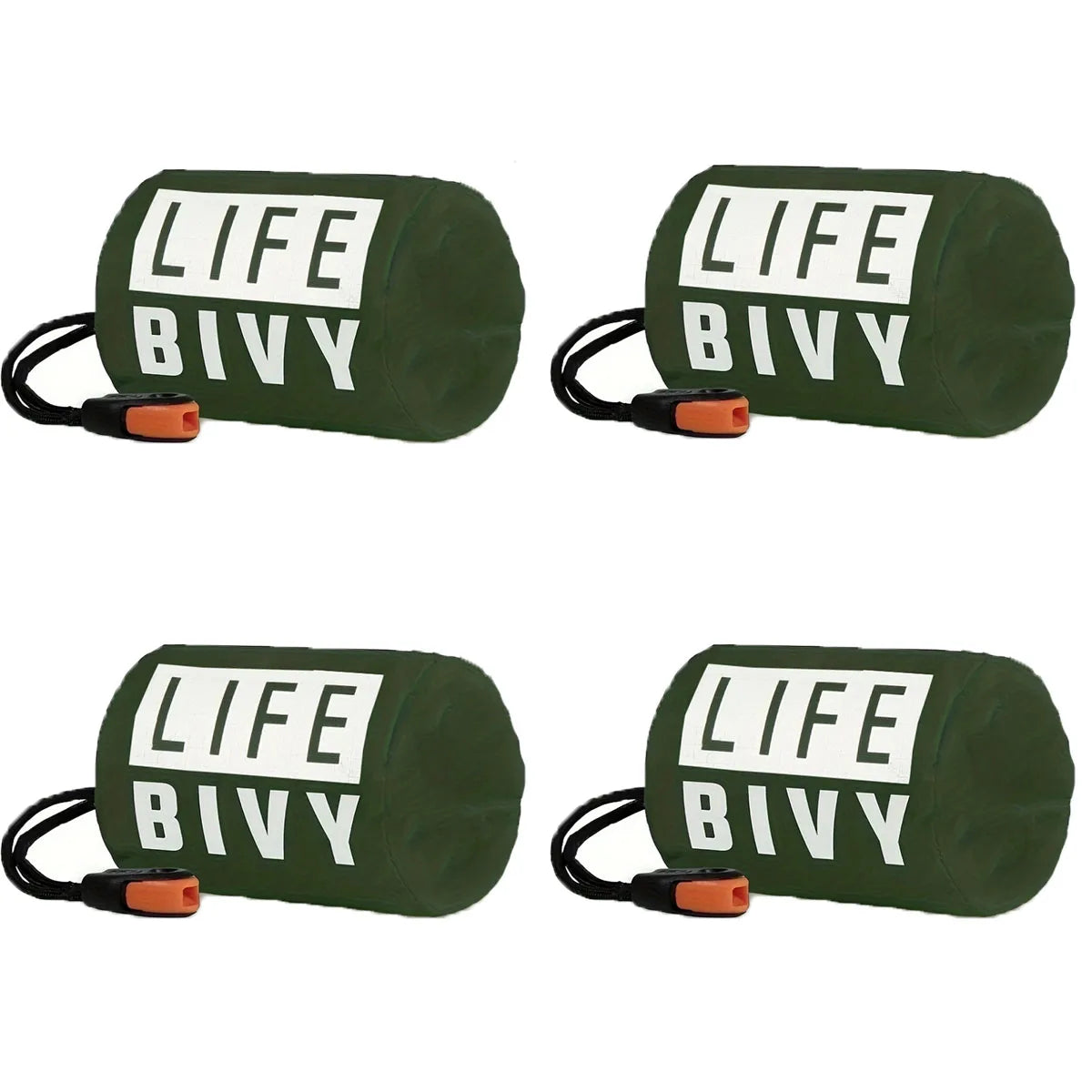 Emergency Survival Sleeping Bag Warm Bivy - Used as Emergency Bivy Bag, Survival Sleeping Bag, Mylar Emergency Blanket