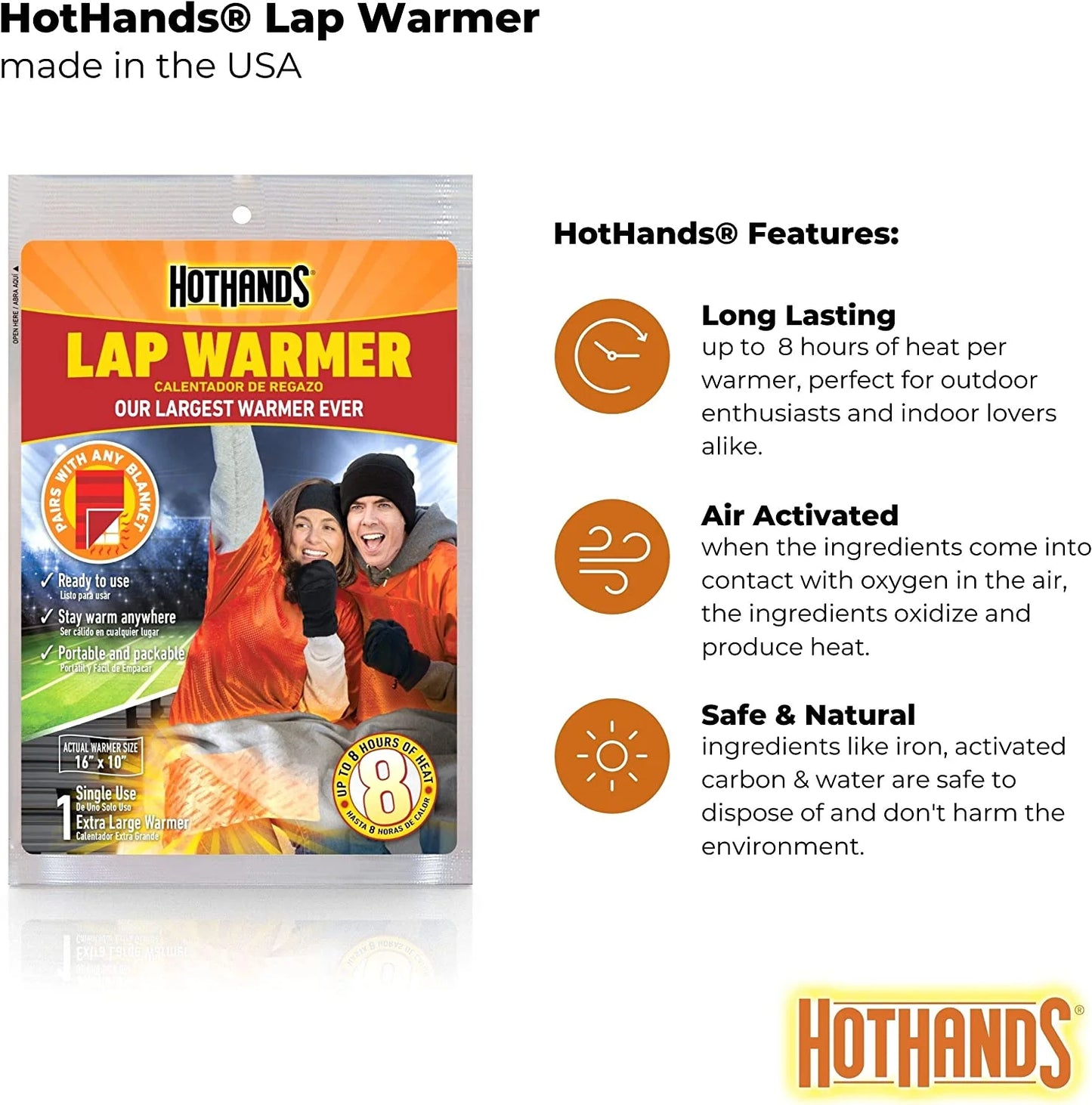 Large 16” X 10” Lap Warmer