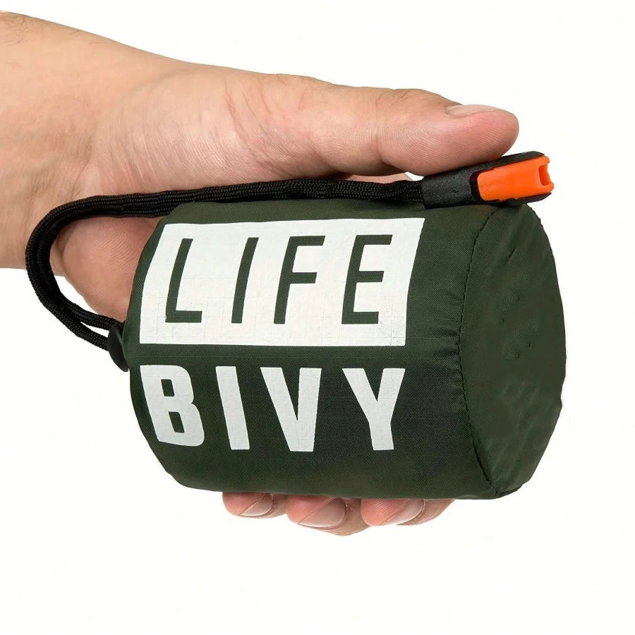 Emergency Survival Sleeping Bag Warm Bivy - Used as Emergency Bivy Bag, Survival Sleeping Bag, Mylar Emergency Blanket