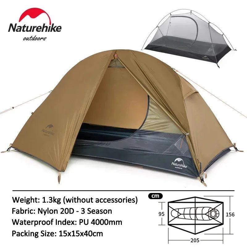 Tent 1 2 Person Cycling Tent Ultralight Camping Tent Fishing Tent Waterproof Sun Shelter Canopy Outdoor Travel Tent