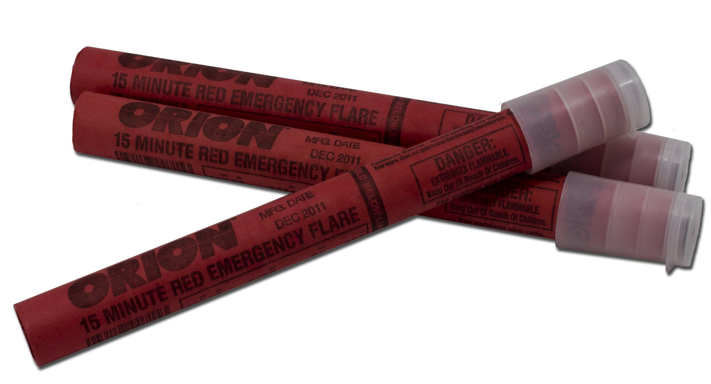 Orion Products 3153-08 3-15 Minute Road Flares (1 Pack of 3 Flares)- Model # 3153-08