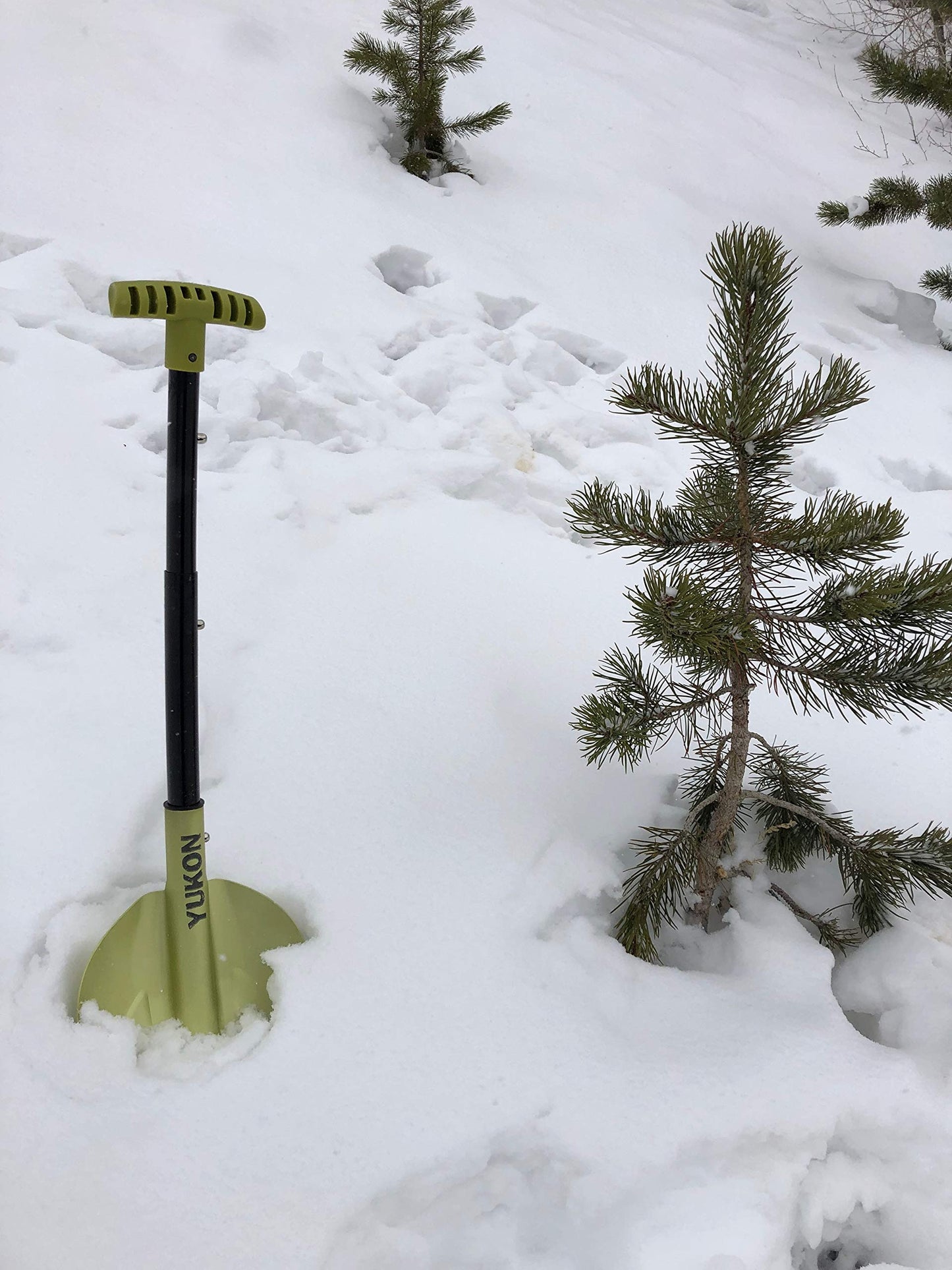 Yukon Charlie's Collapsible Snow Shovel, Lightweight Snow Shovel for Camping, Car, Emergency Kit