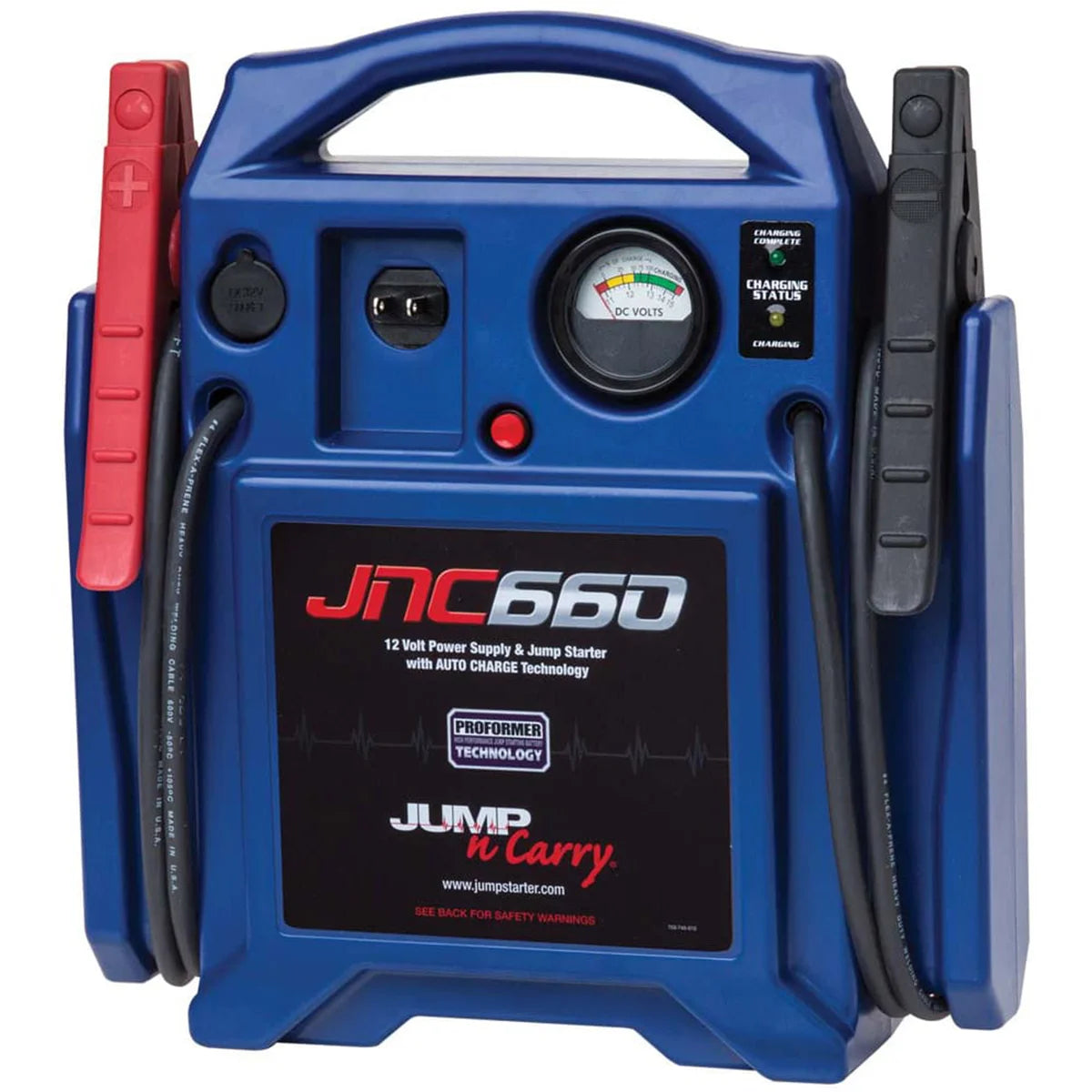 JNC660 Jump-N-Carry 1700 Peak Amp 12 Volt Jump Starter