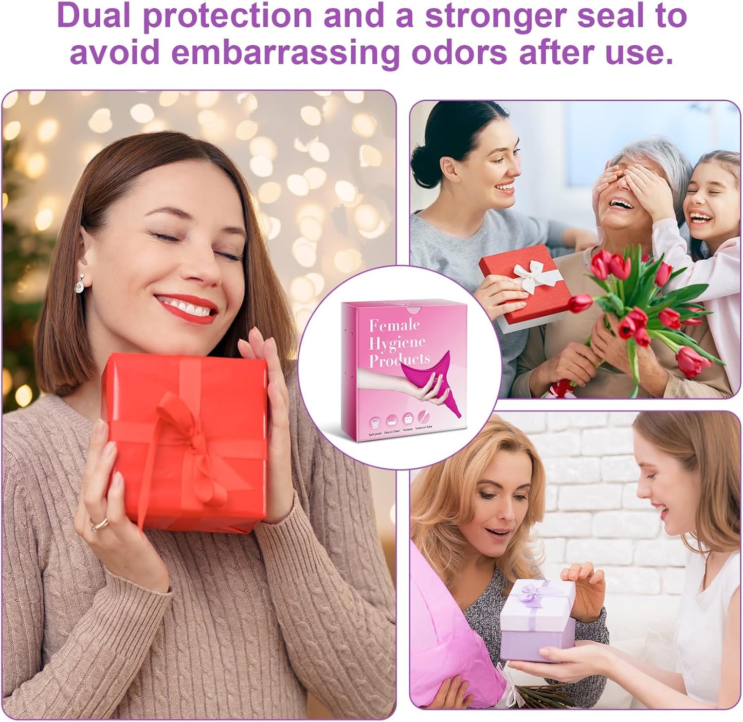 Female Urinal, Reusable Silicone Foolproof Women Pee Funnel Allows Women to Pee Standing Up,Women'S Urinal Is the Perfect Companion for Indoor Use