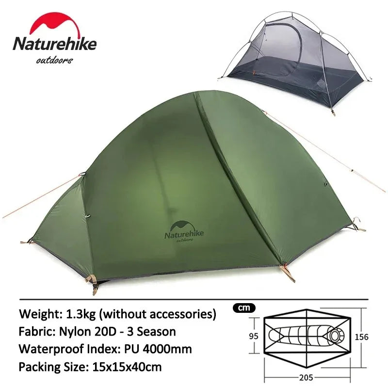Tent 1 2 Person Cycling Tent Ultralight Camping Tent Fishing Tent Waterproof Sun Shelter Canopy Outdoor Travel Tent