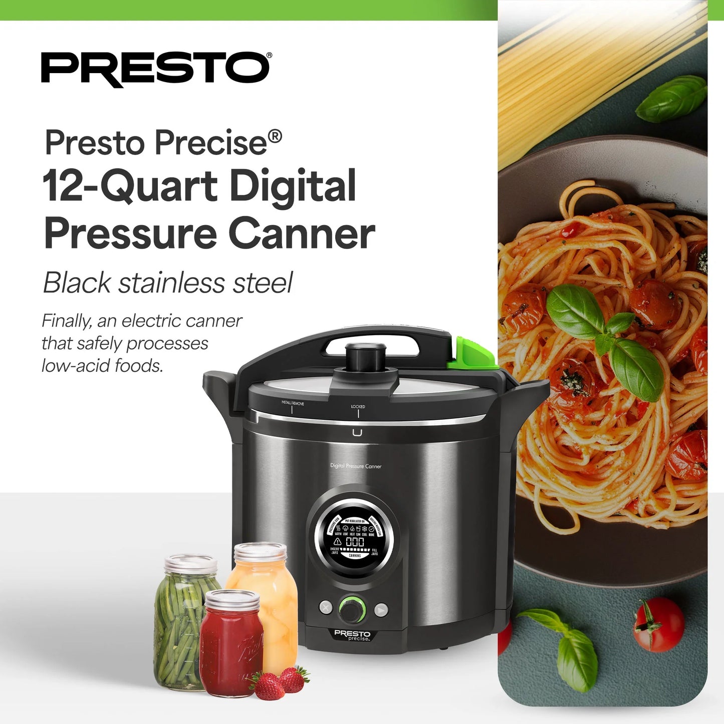 Precise 12Qt Electric Pressure Canner 02144