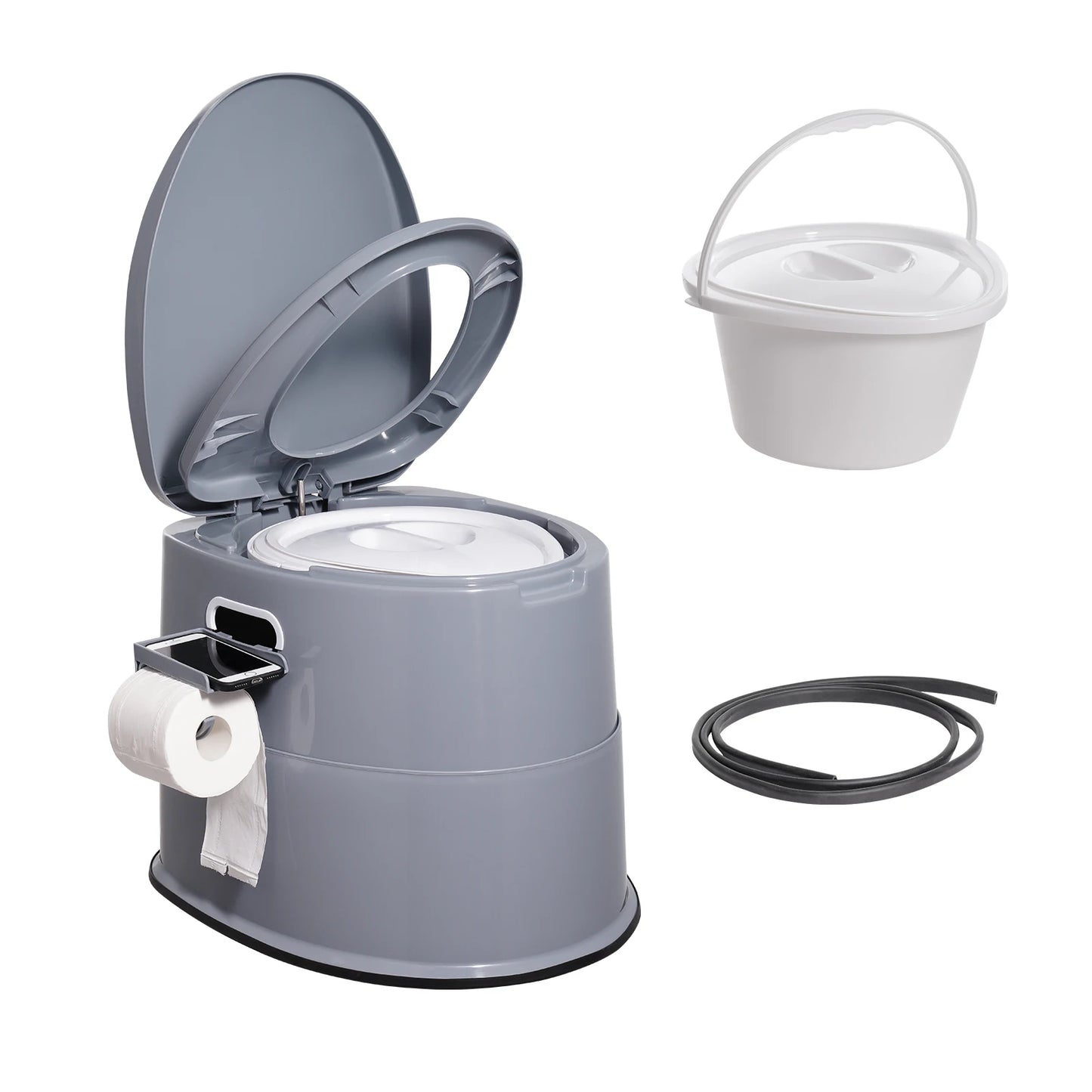 Portable Toilet for Camping Porta Potty with 1.3G Detachable Inner Bucket Travel Toilet for Outdoor Camping Travel