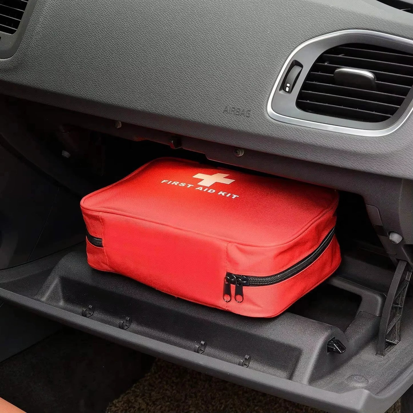 First Aid Kit, Multi-Purpose Emergency Medical Supplies Portable Medical Bag, for Outdoor Hiking, Camping and More Rescue