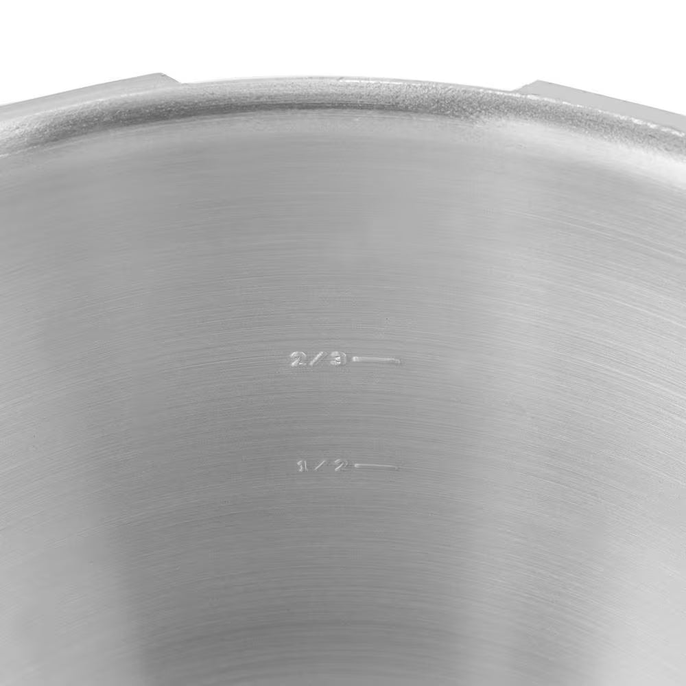 Premium 22 Qt. Silver Aluminum Dishwasher Safe Induction Compatible Stovetop Pressure Cookers with Built-In Gauge
