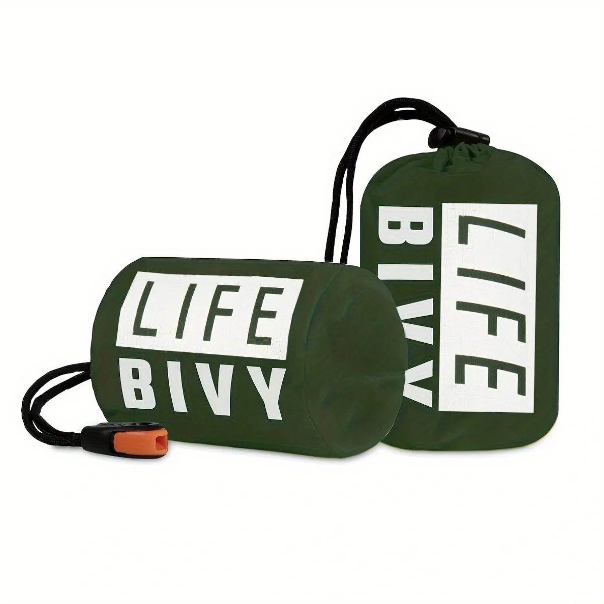 Emergency Survival Sleeping Bag Warm Bivy - Used as Emergency Bivy Bag, Survival Sleeping Bag, Mylar Emergency Blanket