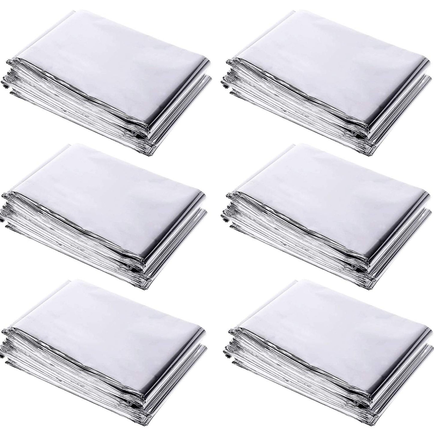 6 Pack High Silver Reflective Mylar Film, Garden Greenhouse Covering F