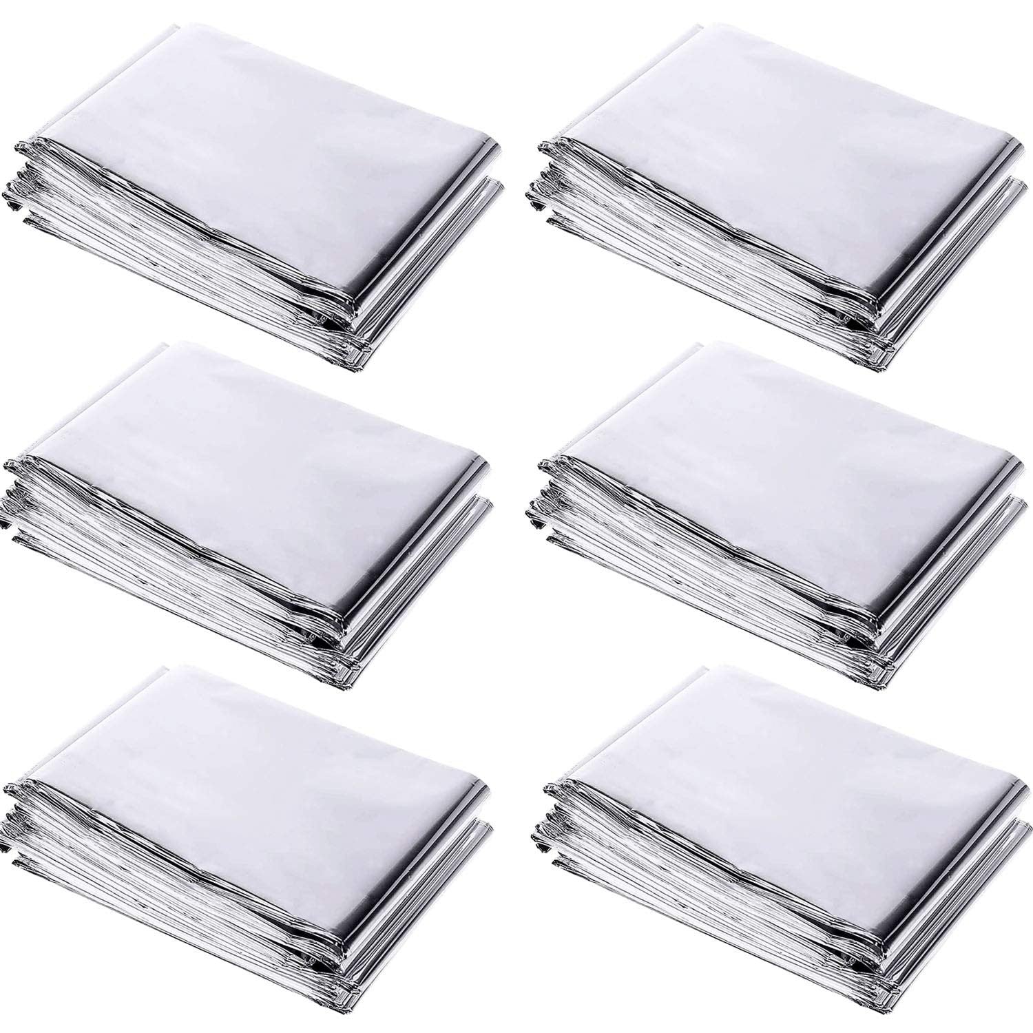 6 Pack High Silver Reflective Mylar Film, Garden Greenhouse Covering F
