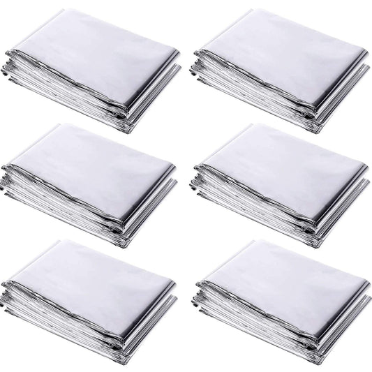 6 Pack High Silver Reflective Mylar Film, Garden Greenhouse Covering F