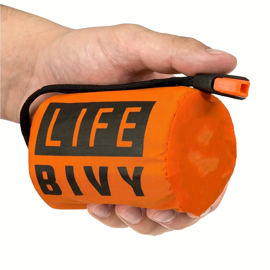 Emergency Survival Sleeping Bag Warm Bivy - Used as Emergency Bivy Bag, Survival Sleeping Bag, Mylar Emergency Blanket