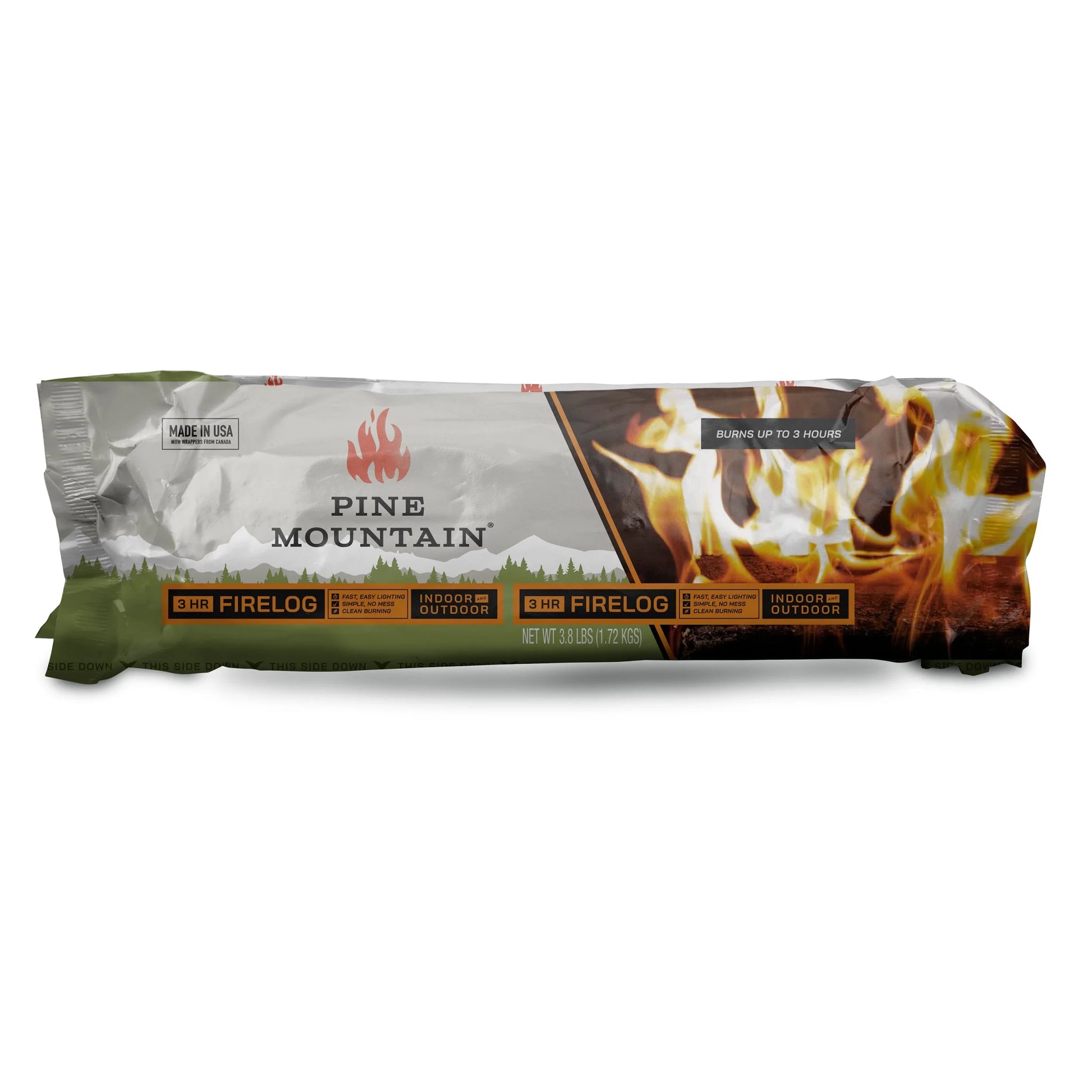Traditional 3-Hour Firelogs, 6 Pack