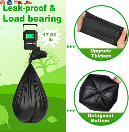 25 Portable Toilet Bags, 8 Gallon Biodegradable Camping Toilet Bags for Portable