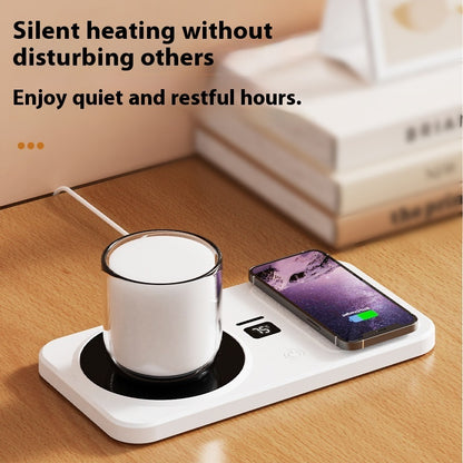 Multifunctional Home Smart Thermal Cup Pad Wireless Charging Heating Base
