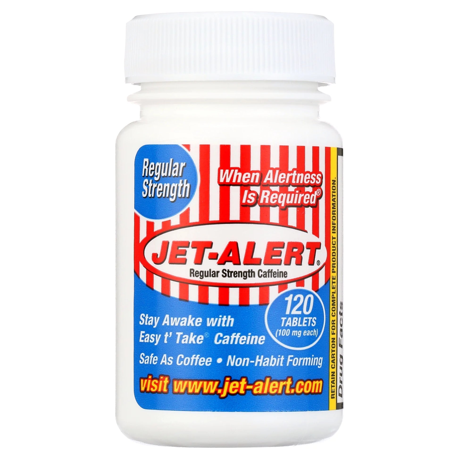 (2 Pack)  Regular Strength Caffeine, Restore Mental Alertness, 100Mg, 120 Ct