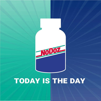 Nodoz 200Mg Maximum Strength Caffeine Alertness Aid, 60 Caplet Twin Pack 120