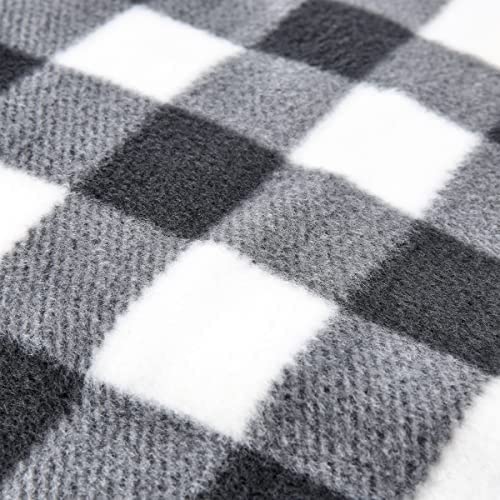 Heated Blanket - 12-Volt Electric Blanket for Car, Truck, SUV, or RV - Portable Winter Car Accessories for Camping or Travel by Stalwart (Black Plaid)