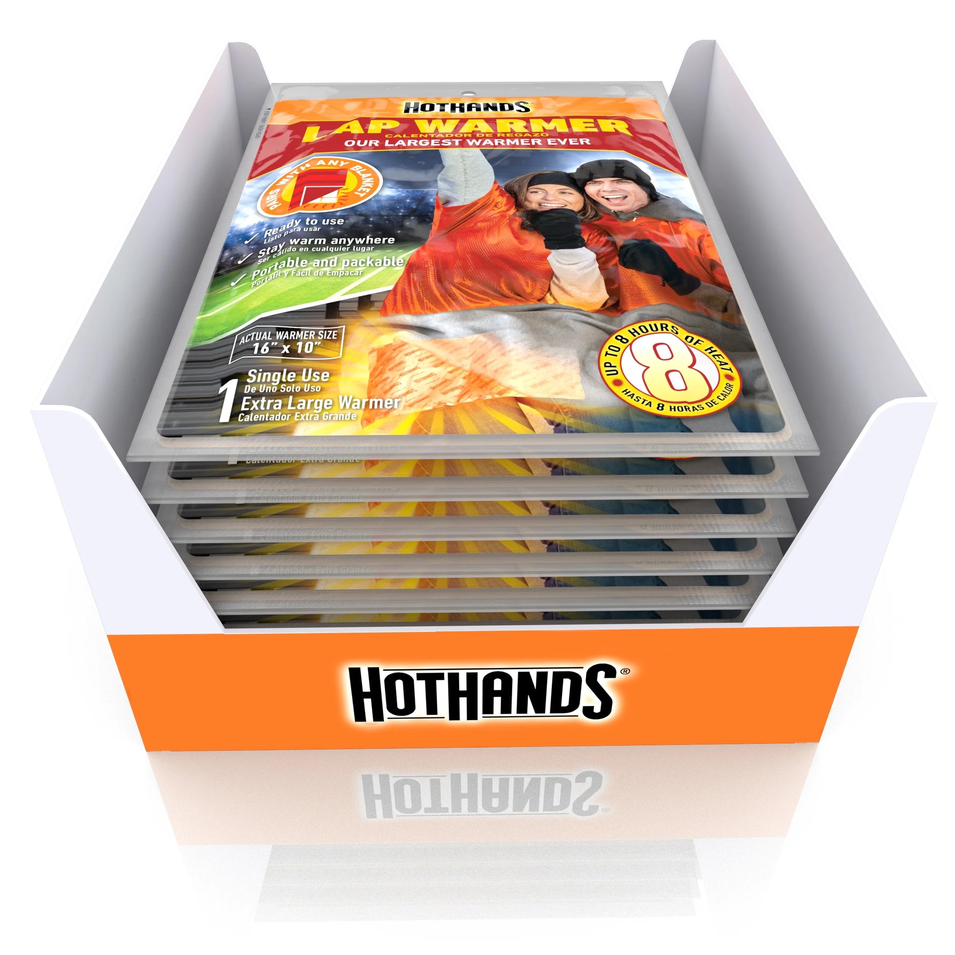 Large 16In X 10In Lap Warmer, 7 Single-Use Lap Warmers = 7-Pack, Made in USA*