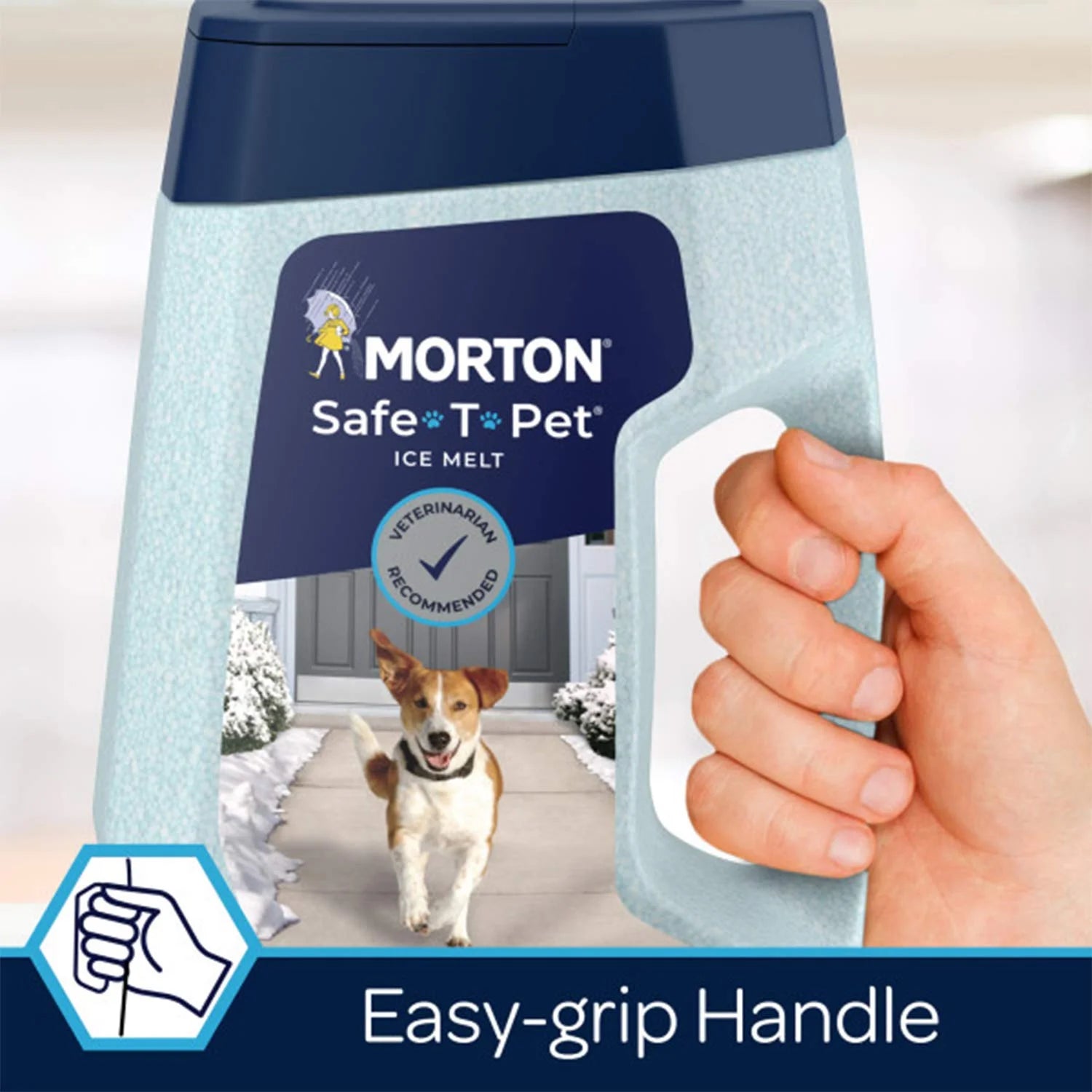 Morton Safe-T-Pet Salt and Chloride Free Snow and Ice Melt, 8 Pound Jug