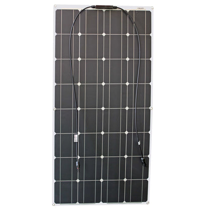 100W 200W 12V Portable Solar Panel Flexible 18V 800W Plate CELLS Monocrystalline Silicon