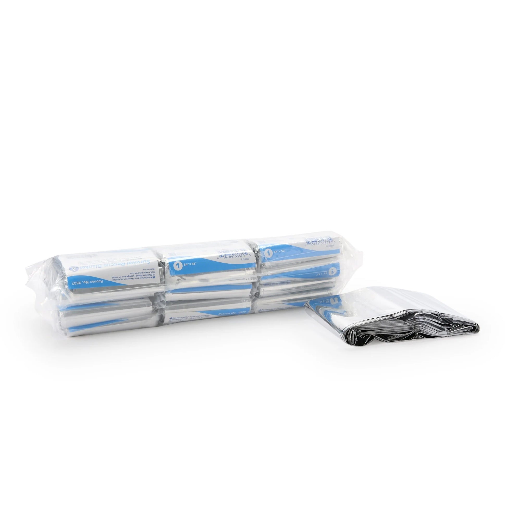 Emergency Blanket Silver 120 Ct