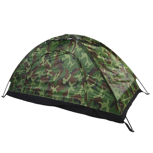 Camouflage Tent One Person Tent Outdoor Tent Tent Outdoor Camouflage UV Waterproof One Person Tent for Camping Hiking