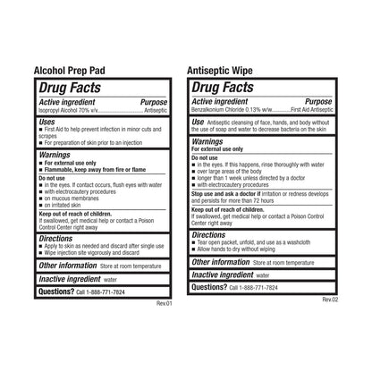 Be Smart Get Prepared 110 pc First Aid Kit: Clean, Treat, Protect Minor Cuts, Home, Office, Car, School, Business, Travel, Emergency, Outdoor, Camping & Sports, FSA/HSA (Packaging may vary)