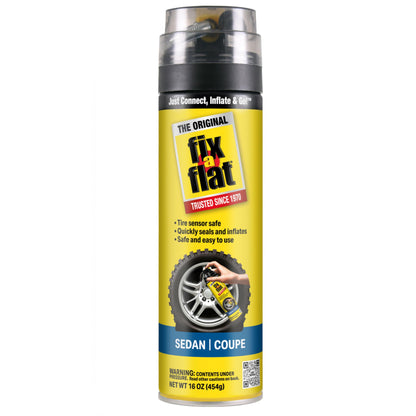 Fix-a-Flat S60420 Aerosol Emergency Flat Tire Repair and Inflator, For Standard Tires, Universal Fit for all Cars, 16 oz. (Pack of 1)