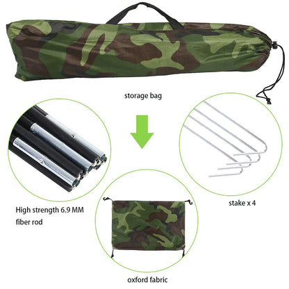 Camouflage Tent One Person Tent Outdoor Tent Tent Outdoor Camouflage UV Waterproof One Person Tent for Camping Hiking