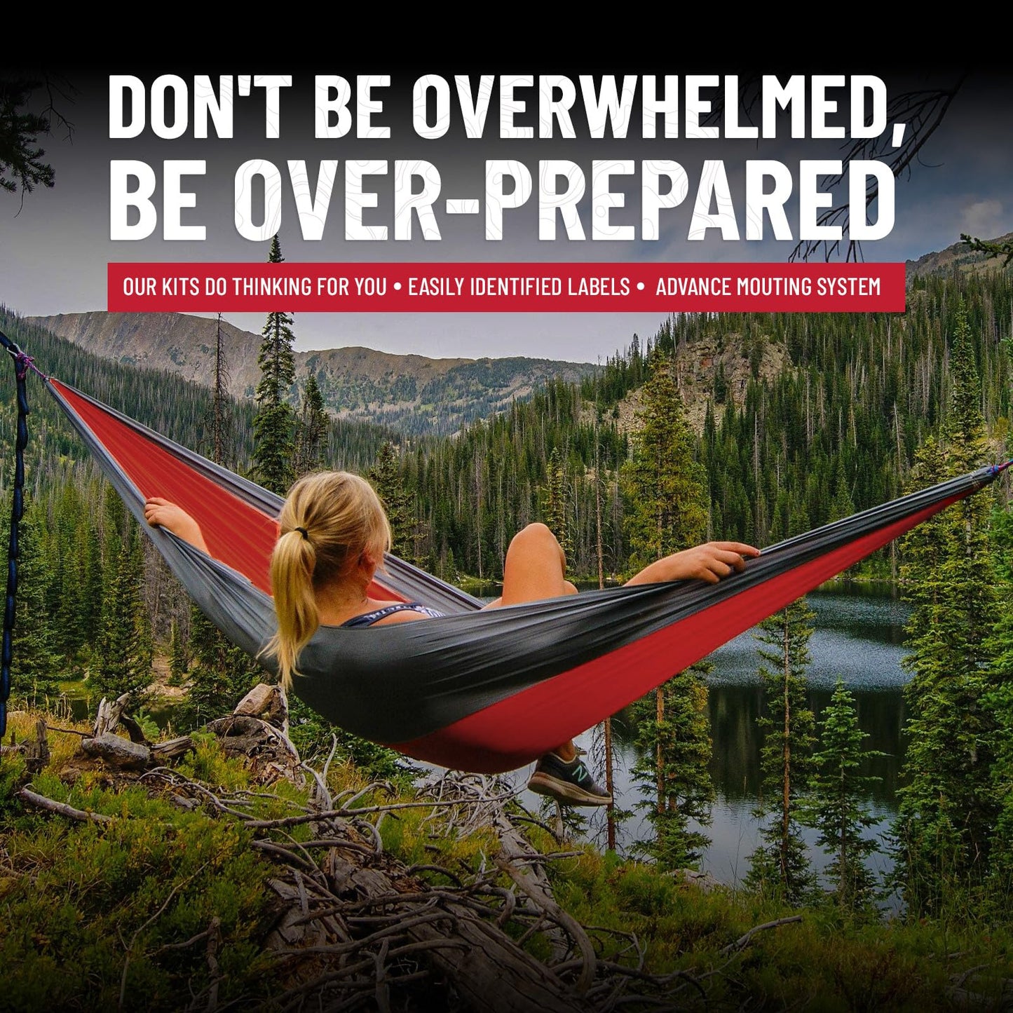 Surviveware 98 Pcs Comprehensive Premium Survival First Aid Kit - Medical Emergency Kit for Travel Camping Gear, Home Essentials & Outdoor Emergencies - HSA & FSA Eligible Survival Kit