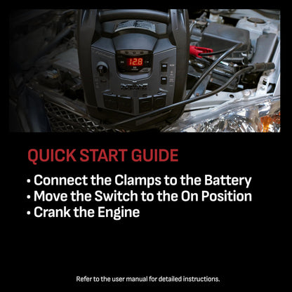 Schumacher Electric 1200A Car Battery Jump Starter and Portable Power Station, 6-in-1 Solution for 12V Batteries, 150-PSI Air Compressor, 200 Continuous/400 Peak Watt Inverter, SJ1332