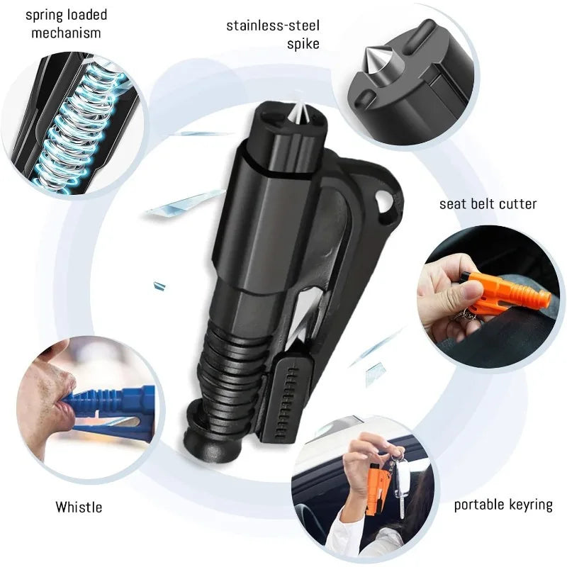 3 In1 Car Safety Hammer Car Window Breaker Tool Car Accessories