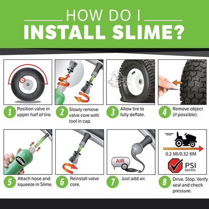 Slime Prevent & Repair Flat Tires - 24 Ounce