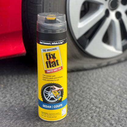 Fix-a-Flat S60420 Aerosol Emergency Flat Tire Repair and Inflator, For Standard Tires, Universal Fit for all Cars, 16 oz. (Pack of 1)