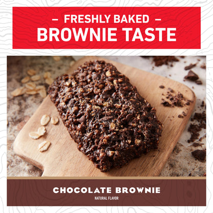 CLIF BAR - Chocolate Brownie Flavor - Made with Organic Oats - Energy Bars - Non-GMO - Plant Based Protein Bars (12 Pack)