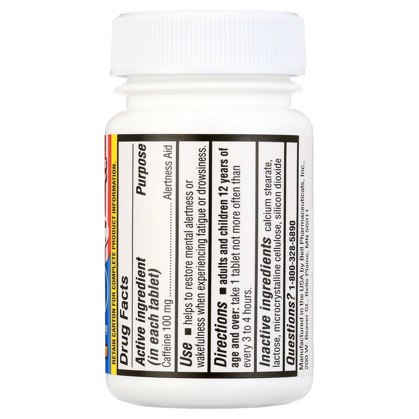 (2 Pack)  Regular Strength Caffeine, Restore Mental Alertness, 100Mg, 120 Ct