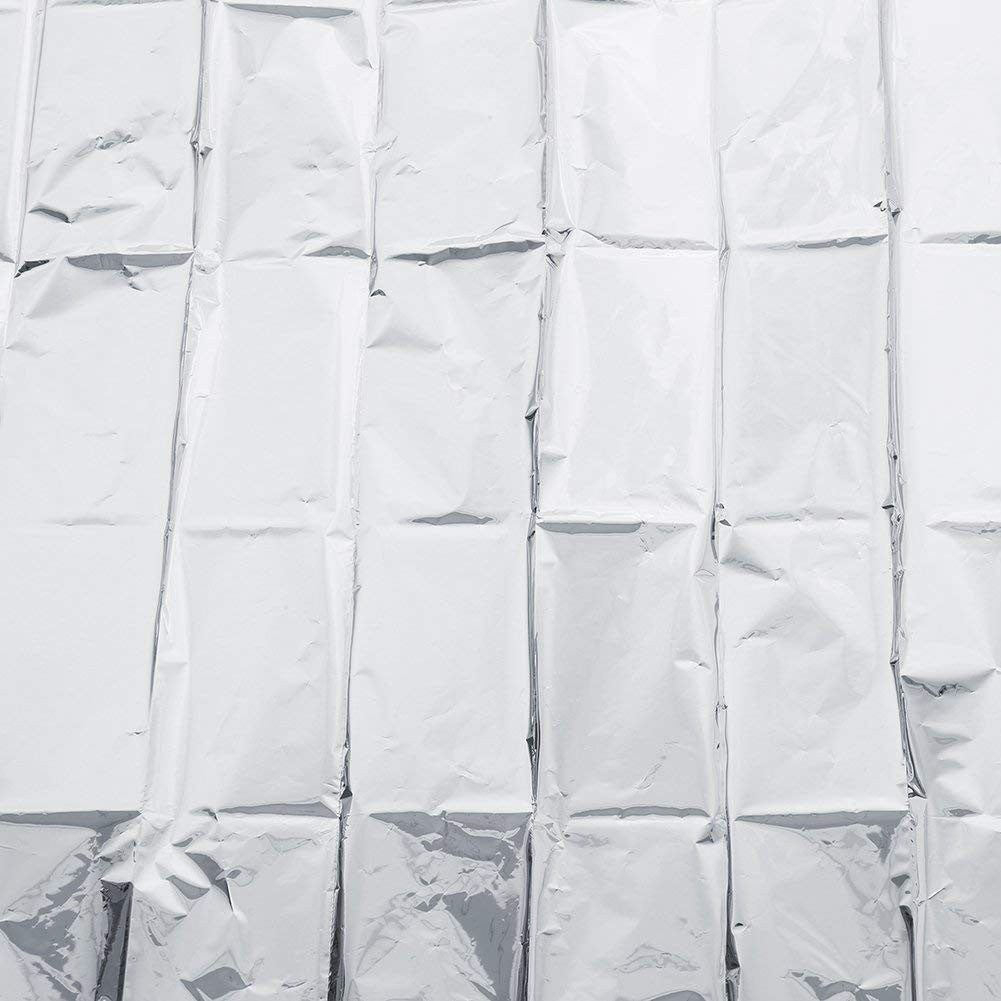 6 Pack High Silver Reflective Mylar Film, Garden Greenhouse Covering F