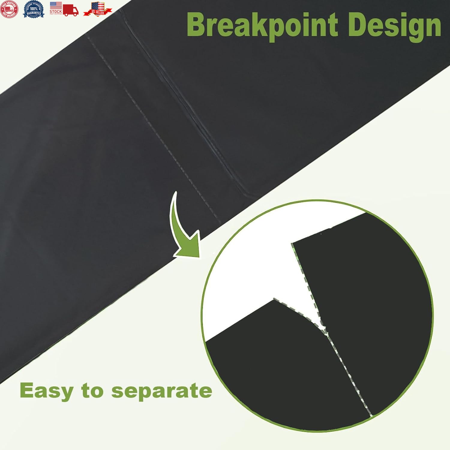 25 Portable Toilet Bags, 8 Gallon Biodegradable Camping Toilet Bags for Portable
