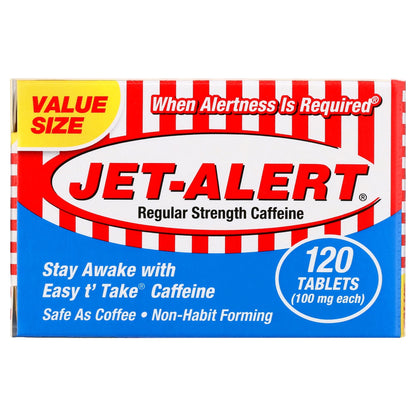 (2 Pack)  Regular Strength Caffeine, Restore Mental Alertness, 100Mg, 120 Ct