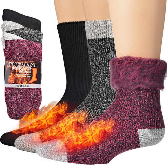 Thermal Socks for Women and Men Heat Trapping Warm Winter Socks