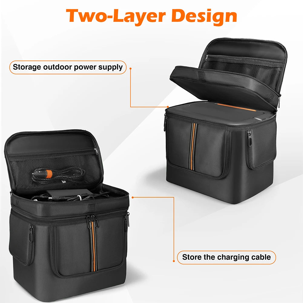 For Jackery Explorer 1000 V2 Power Station Bag Waterproof Travel Storage Bag Portable Power Station Carry Case Generator Cover