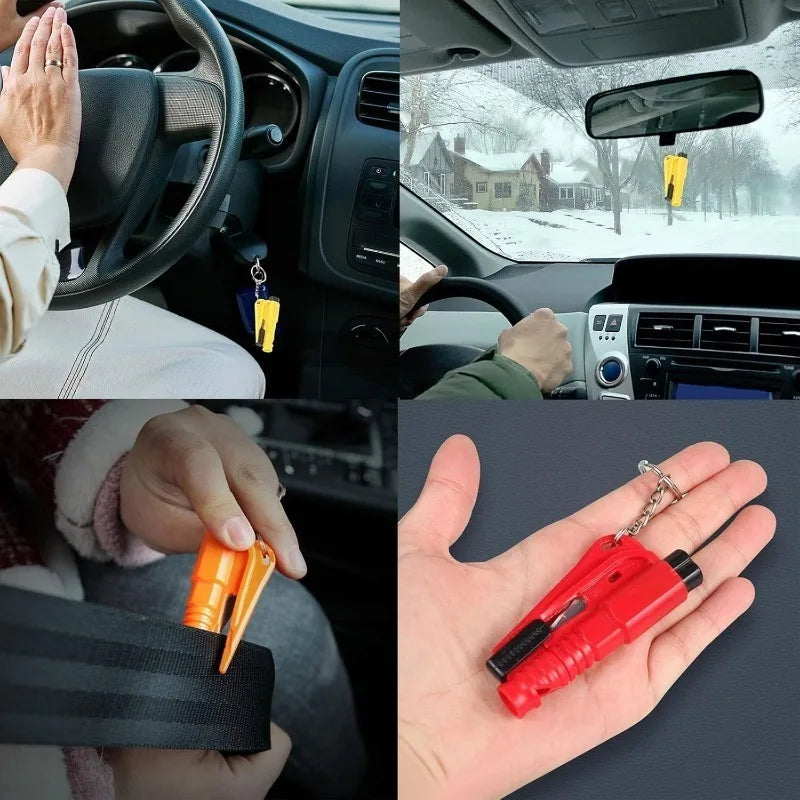 3 In1 Car Safety Hammer Car Window Breaker Tool Car Accessories