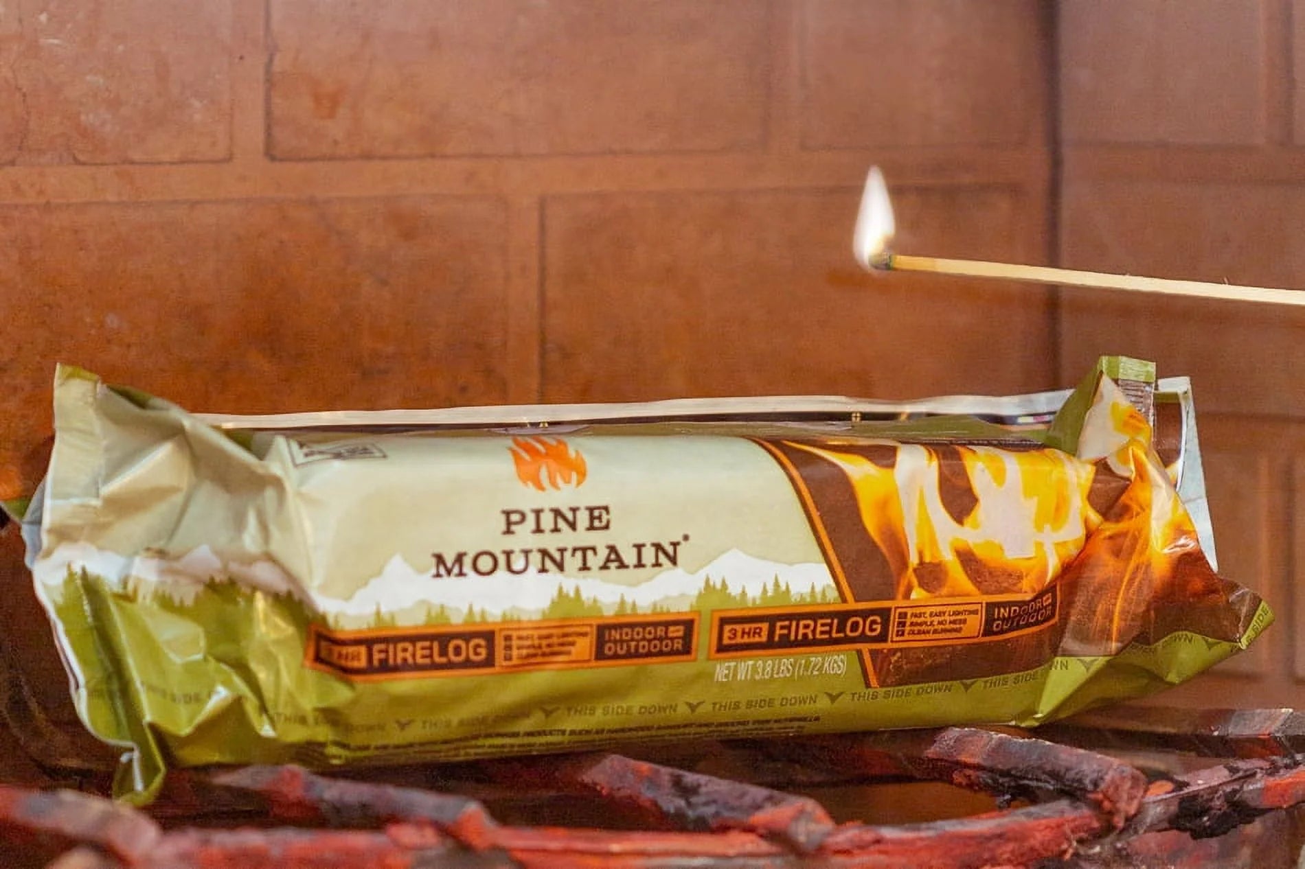 Traditional 3-Hour Firelogs, 6 Pack