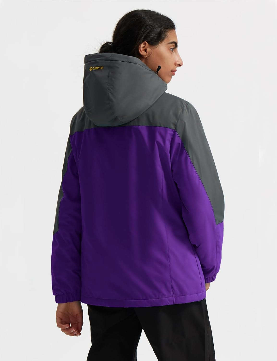Women'S Ski Snow Jacket Warm Winter Waterproof Coat Snowboard Rain Jacket Hooded Windproof Windbreaker