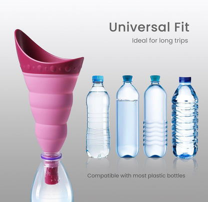 Pee Conch Foldable Female Urinal Device Portable Urinal for Women Pee Funnel For